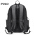 POLOショルダーバッグファッションカジュアル男性バック大容量防水パソコンバッグ090-P 801黒アップグレード版（USB充電インターフェース付き）